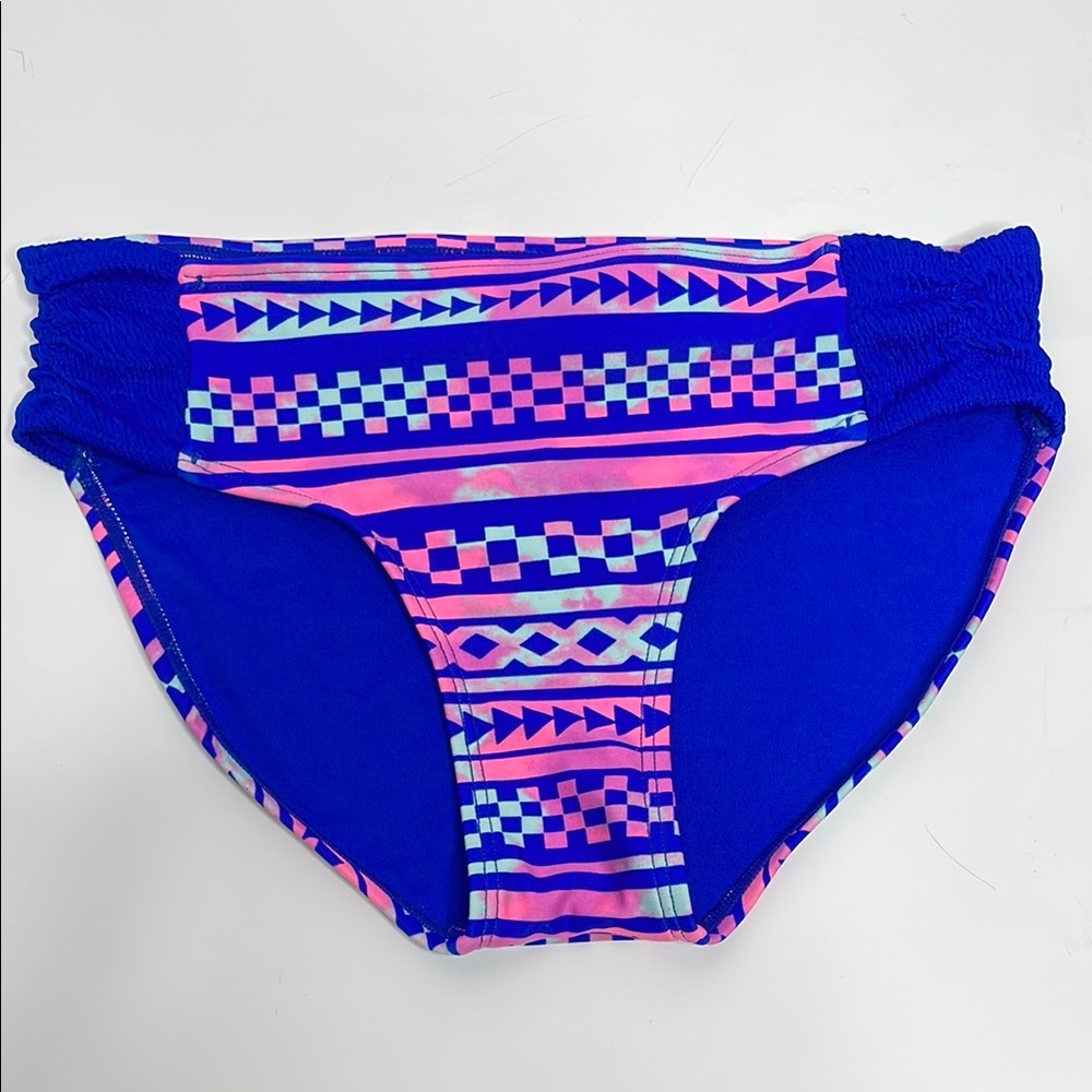 Justice Blue and Pink Kids Swim Bikini Bottom
